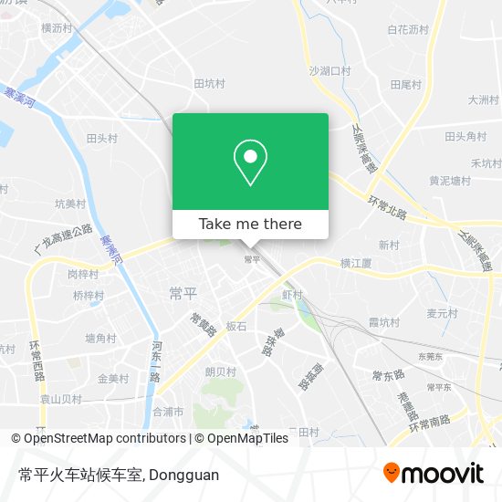 常平火车站候车室 map