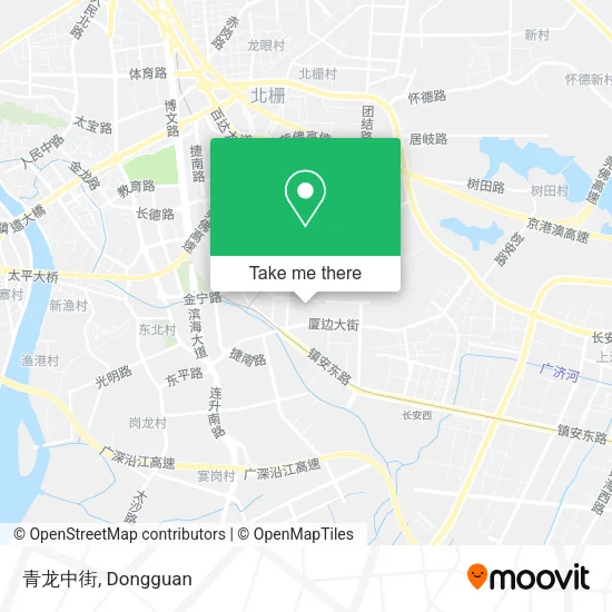 青龙中街 map