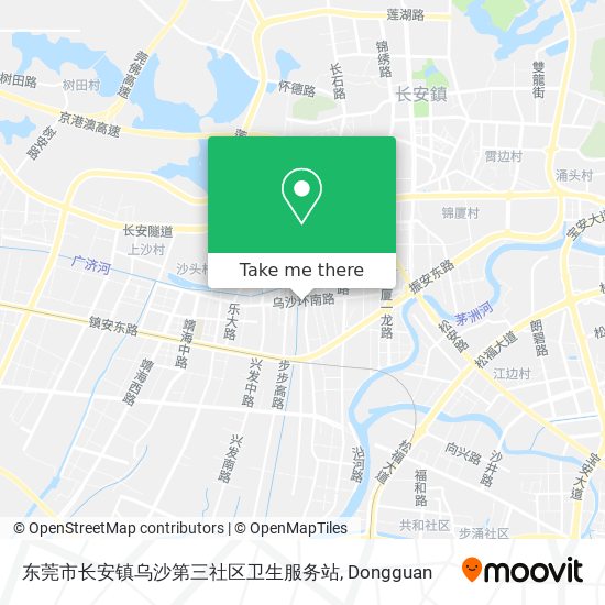 东莞市长安镇乌沙第三社区卫生服务站 map