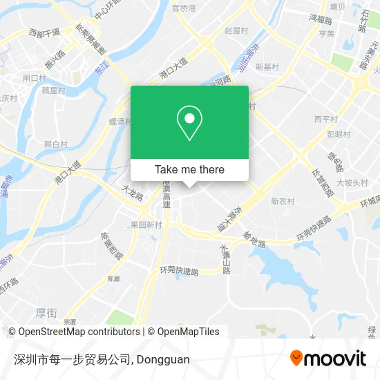 深圳市每一步贸易公司 map