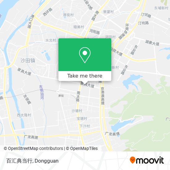 百汇典当行 map