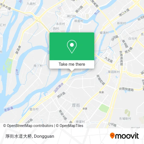 厚街水道大桥 map