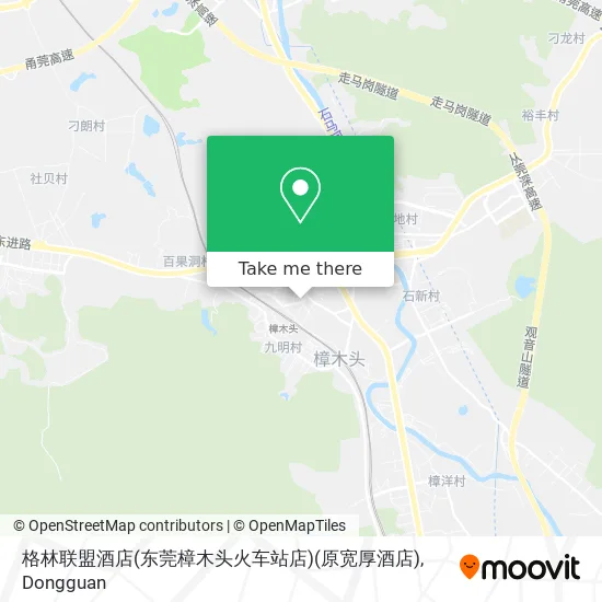 格林联盟酒店(东莞樟木头火车站店)(原宽厚酒店) map