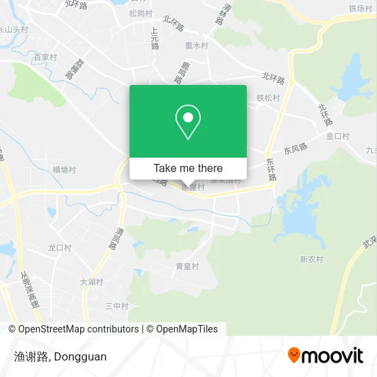 渔谢路 map