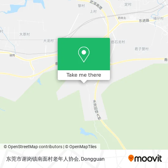 东莞市谢岗镇南面村老年人协会 map