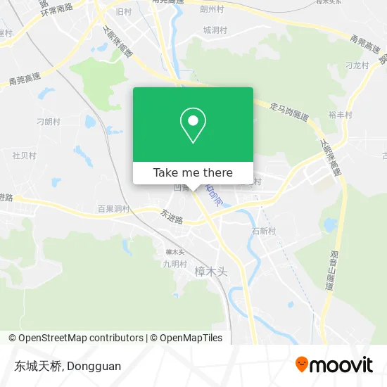 东城天桥 map