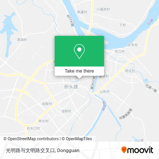光明路与文明路交叉口 map