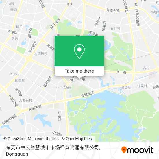 东莞市中云智慧城市市场经营管理有限公司 map