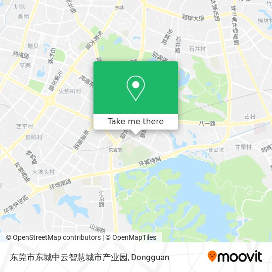 东莞市东城中云智慧城市产业园 map