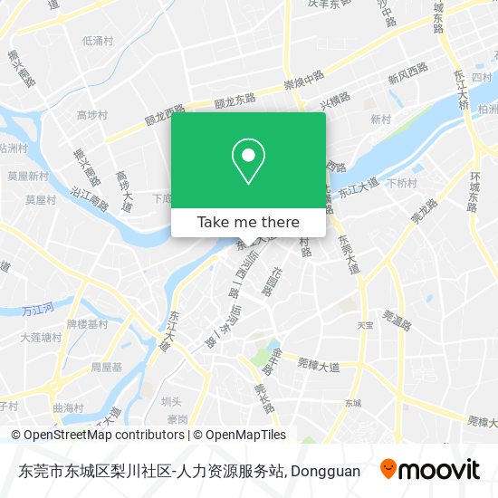 东莞市东城区梨川社区-人力资源服务站 map