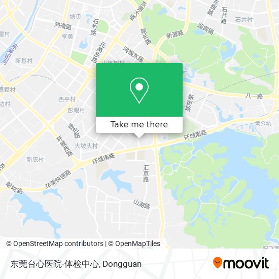 东莞台心医院-体检中心 map