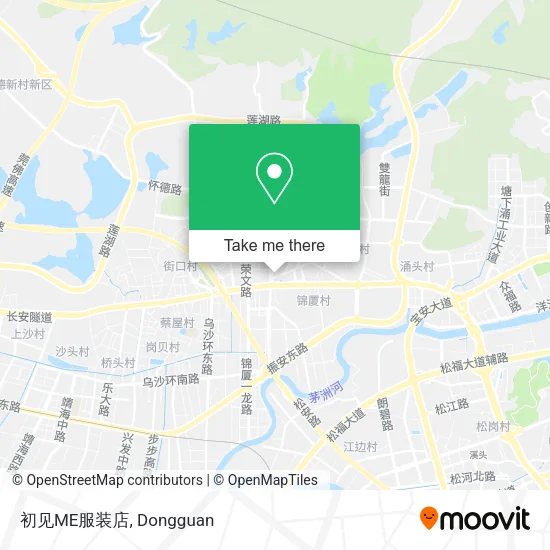 初见ME服装店 map