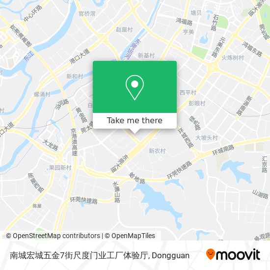 南城宏城五金7街尺度门业工厂体验厅 map