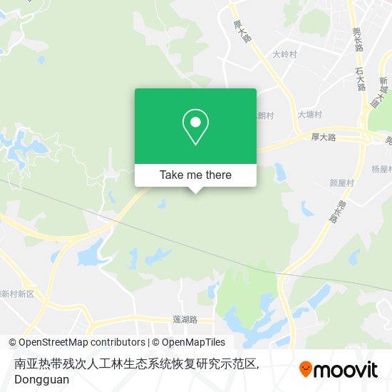 南亚热带残次人工林生态系统恢复研究示范区 map