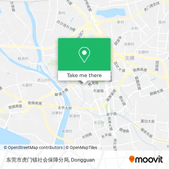 东莞市虎门镇社会保障分局 map