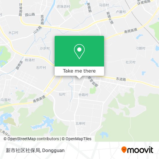 新市社区社保局 map