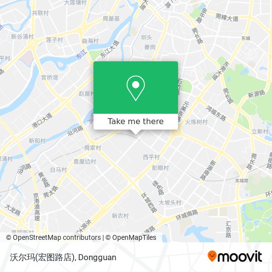 沃尔玛(宏图路店) map