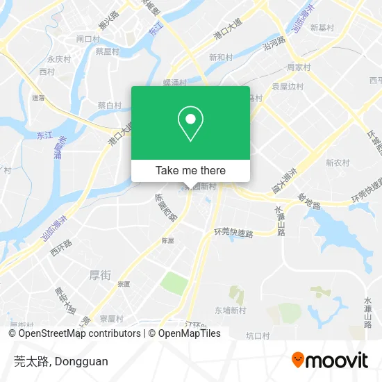 莞太路 map