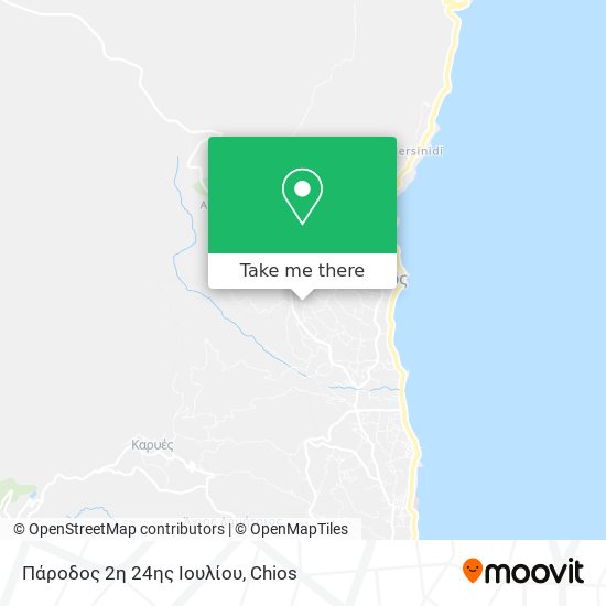 Πάροδος 2η 24ης Ιουλίου map