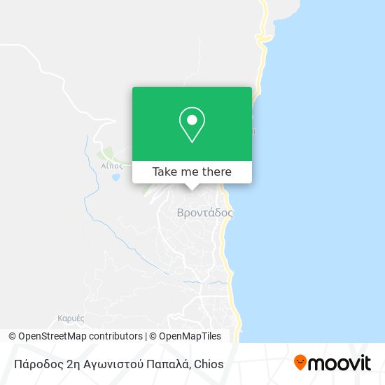 Πάροδος 2η Αγωνιστού Παπαλά map