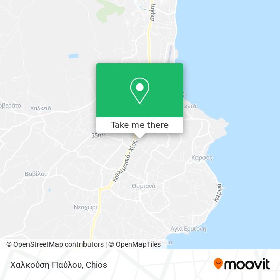 Χαλκούση Παύλου map