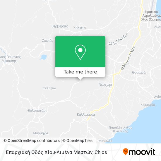 Επαρχιακή Οδός Χίου-Λιμένα Μεστών map