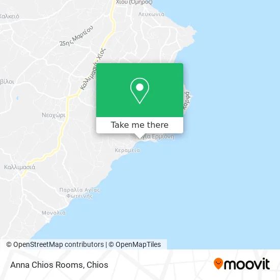 Anna Chios Rooms map