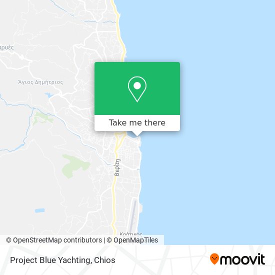 Project Blue Yachting map