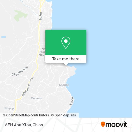 ΔΕΗ Ασπ Χίου map
