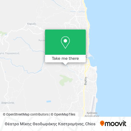 Θέατρο Μίκης Θεοδωράκης Καστρομήνας map