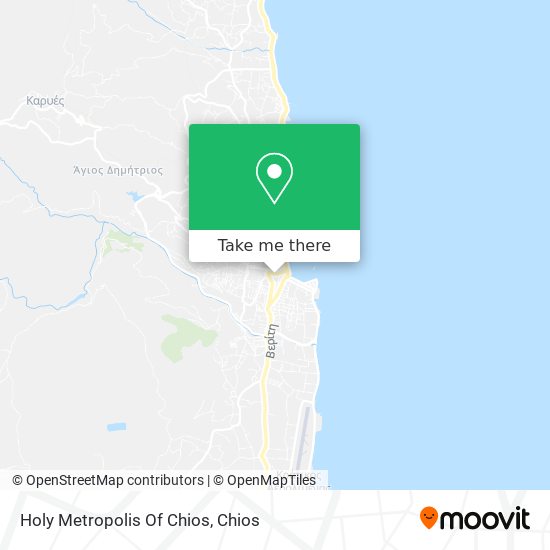 Holy Metropolis Of Chios map