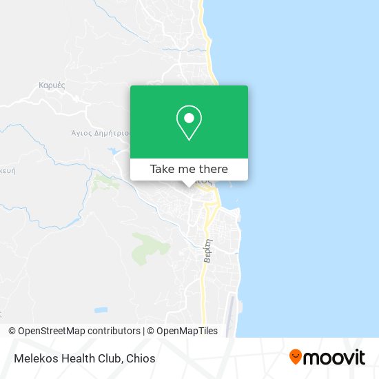 Melekos Health Club map