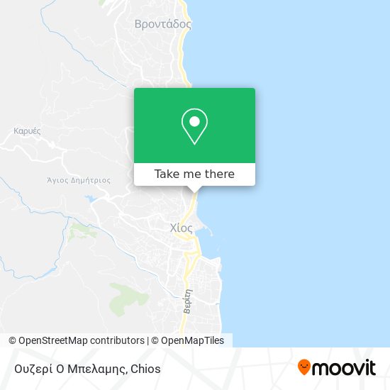 Ουζερί Ο Μπελαμης map