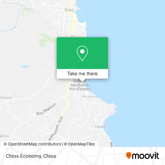 Chios Economy map