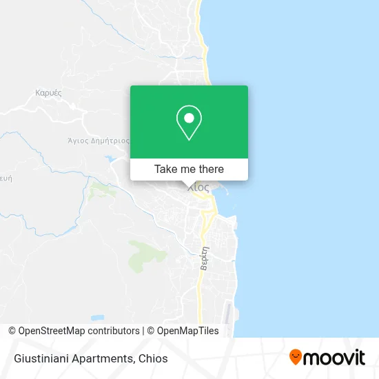 Giustiniani Apartments map