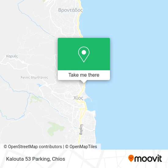 Kalouta 53 Parking map