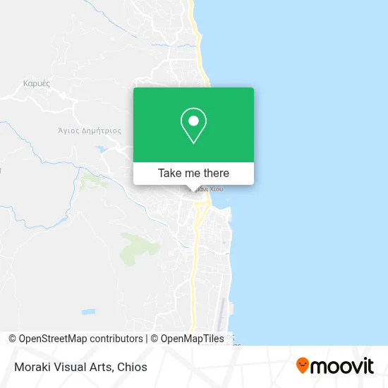 Moraki Visual Arts map