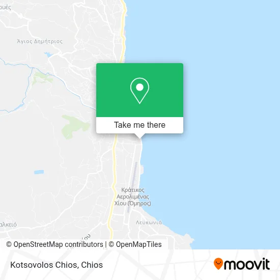 Kotsovolos Chios map