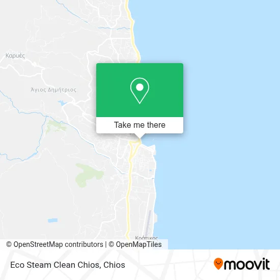 Eco Steam Clean Chios map