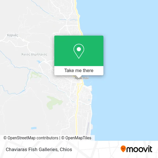Chaviaras Fish Galleries map