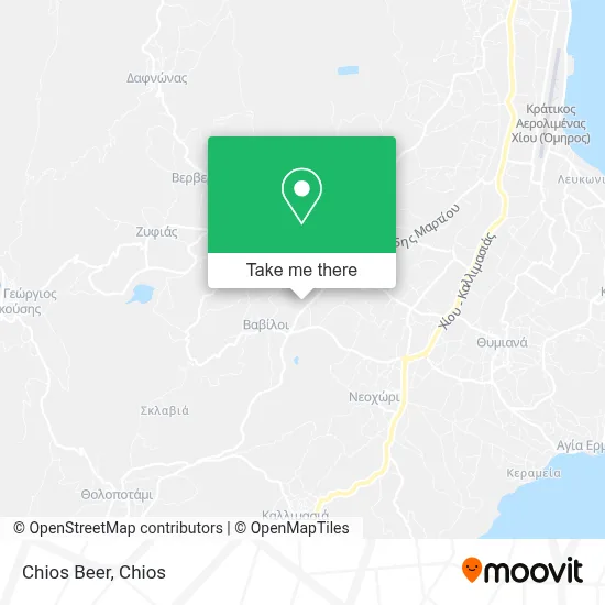 Chios Beer map