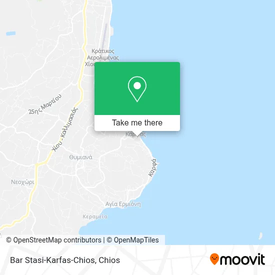 Bar Stasi-Karfas-Chios map