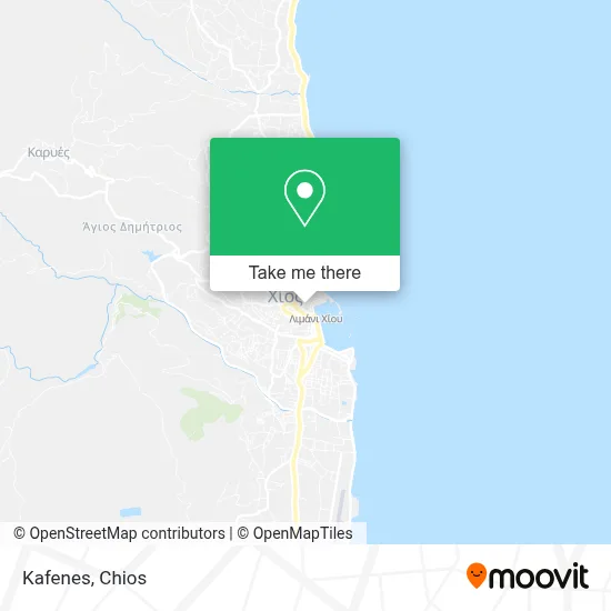 Kafenes map