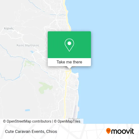 Cute Caravan Events map