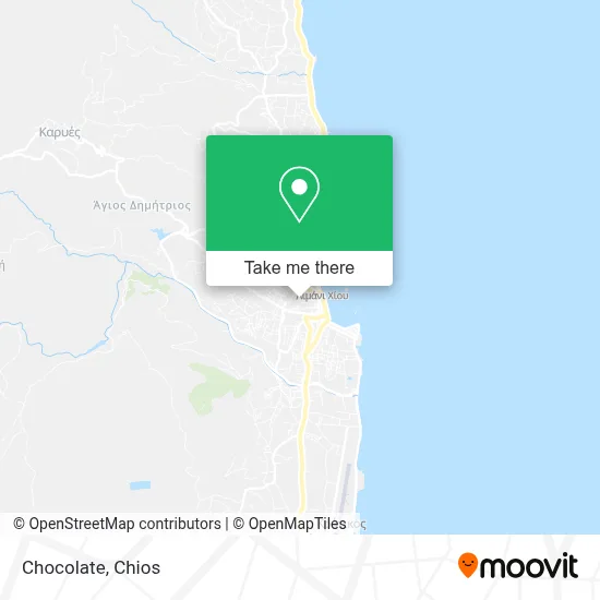 Chocolate map