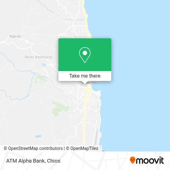 ATM Alpha Bank map