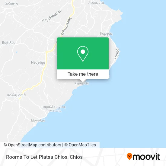 Rooms To Let Platsa Chios map