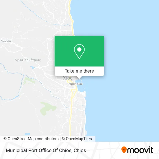 Municipal Port Office Of Chios map