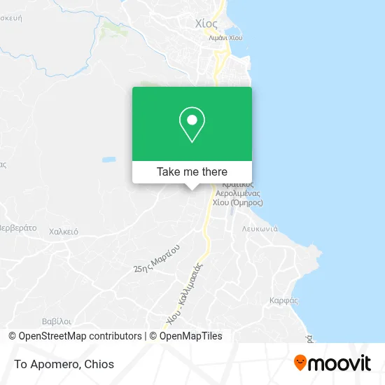 To Apomero map