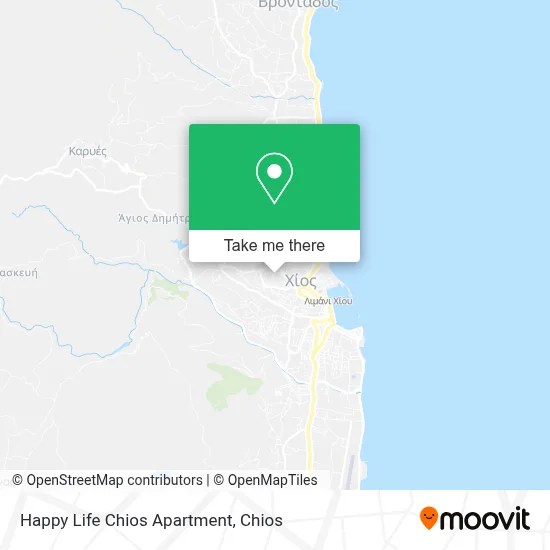 Happy Life Chios Apartment map